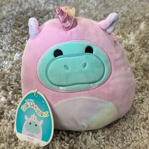 Squishmallows Pastel Pink and Mint Unicorn Plush (7.5 inch)